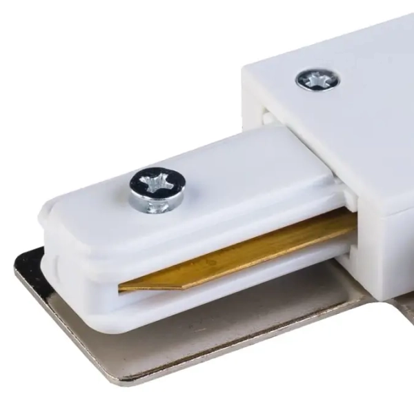 Łącznik kątowy 2010 Zumaline do szyn 1-fazowych biały