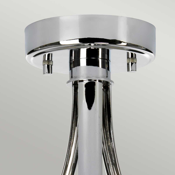 Lampa sufitowa Falmouth BATH-FALMOUTH-SF-PC Elstead półplafon IP44 chrom czarny
