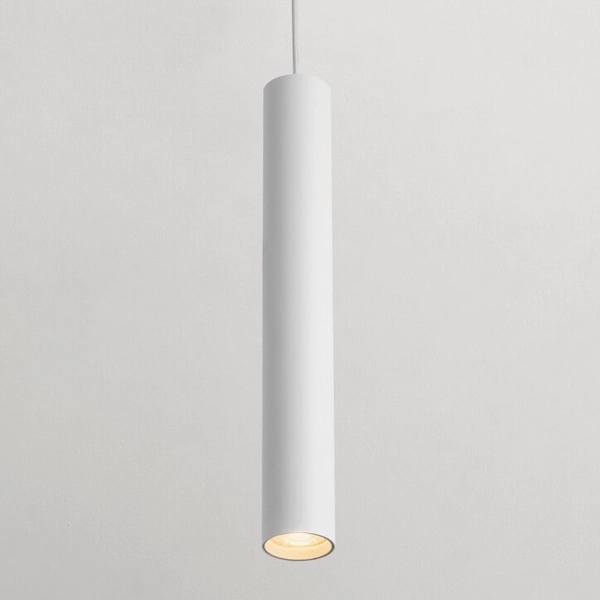 Lampa zwisająca NAZCA LE44348 do kuchni tubka sopel metalowa biała