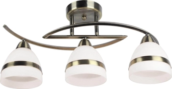 Elegancka sufitowa lampa Colar K-JSL-6572/3 AB patyna