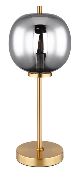 Lampa stołowa Blacky 15345TMM ball mosiądz przydymiona