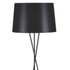 Salonowa lampa podłogowa Remi K-4353 z abażurem czarna