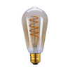 Klimatyczna żarówka 757-ST64-3DM-SR-AMB Italux LED E27 6W 260lm 2200K bursztynowa
