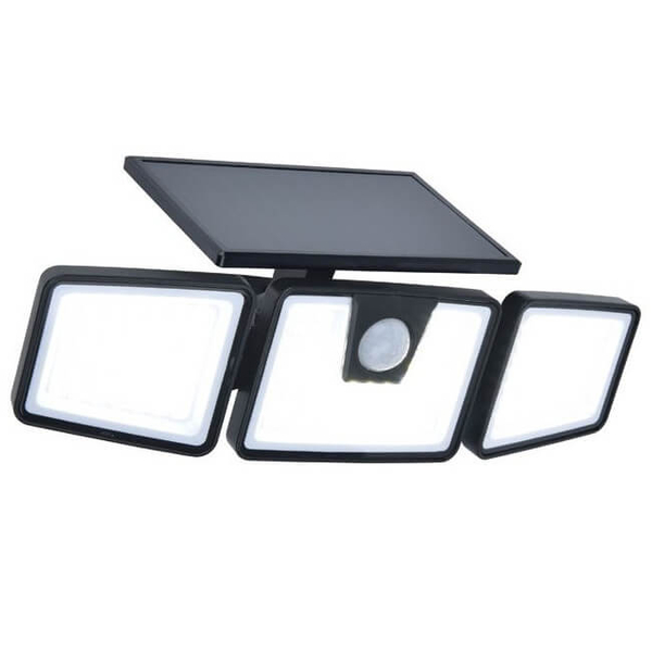 Naświetlacz solarny BRITI 6922401330 LED 6W 5000K czujnik ruchu IP44 czarny