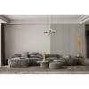 Lampa wisząca molekułowa Molite PND-1098-6-HB szklana do salonu złota