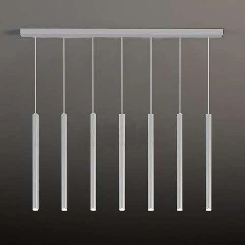 LAMPA wisząca YABU 7576 Shilo metalowa OPRAWA zwis LISTWA sufitowa sople tuby białe