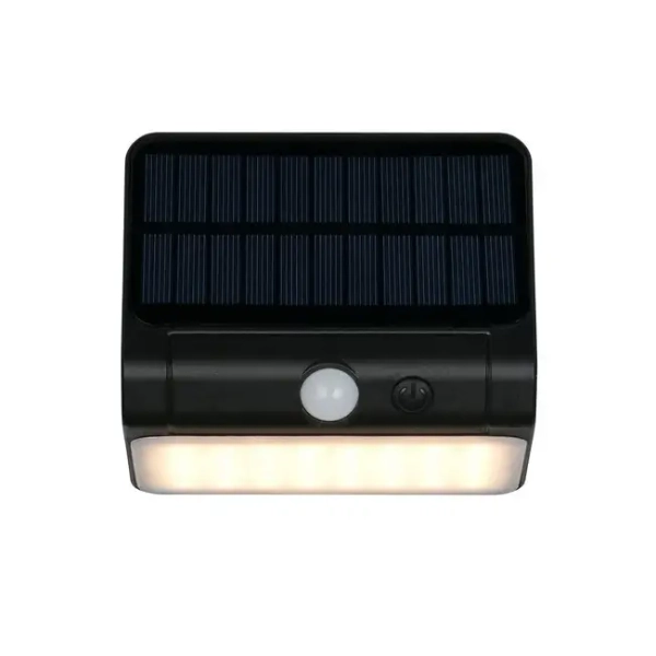 Elewacyjny kinkiet z czujnikiem OLINDA R23156102 LED 2,5W 4000K IP44 czarny