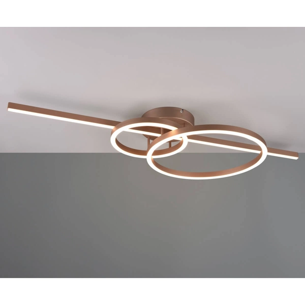 Sufitowa lampa okragła MONTILLA 643010365 LED 54W 2700-6000K pilot brązowy