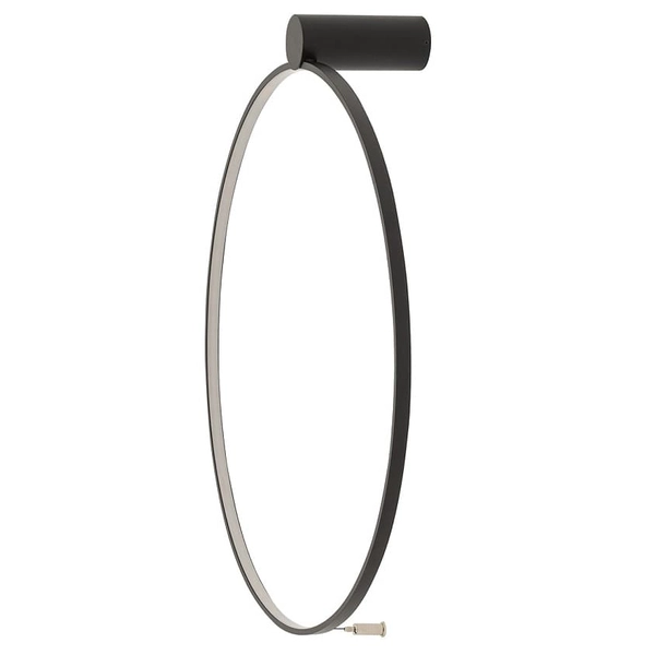 Kinkiet ring okrągły Circolo 10928 Nowodvorski LED 18W 3000K czarny