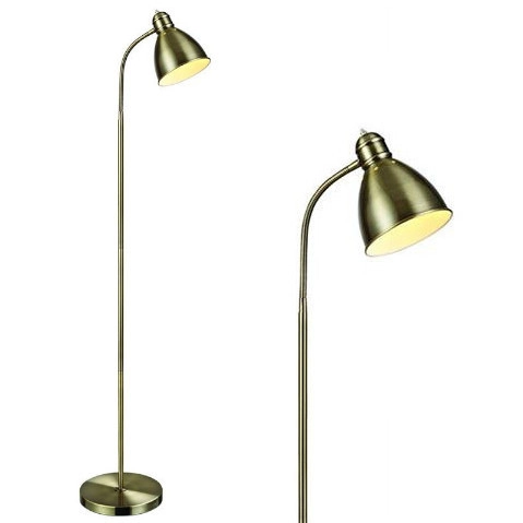 LAMPA podłogowa NITTA 105128 Markslojd stojąca OPRAWA loftowa metalowa patyna