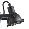 Loftowa lampa ścienna Jesper G54310/86 z regulacją czarna