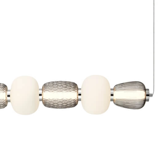 Zwisająca lampa Eris PND-98374-42W-CH Italux LED 42W 3000K chrom biały