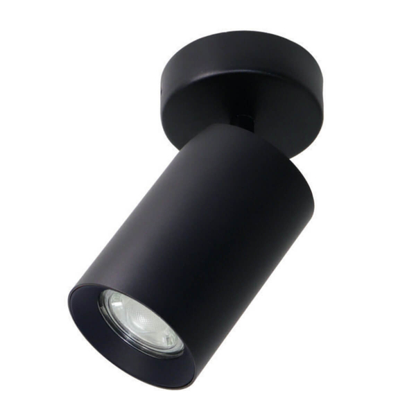 Natynkowa lampa Tore TLS006-BK Zumaline spot metalowa czarna
