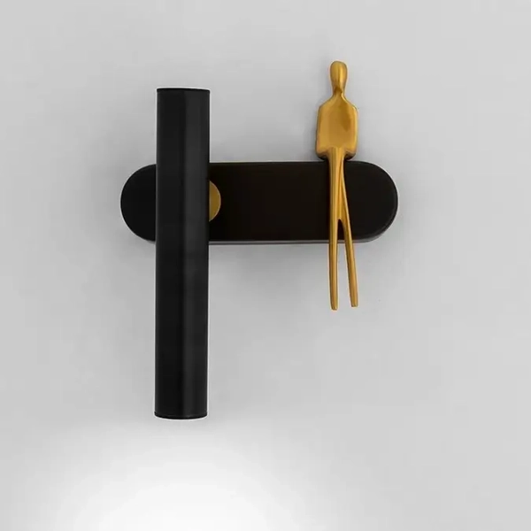 Kinkiet BOY MSE1501100482 LED 4W 3000-6000K designerska czarna złota