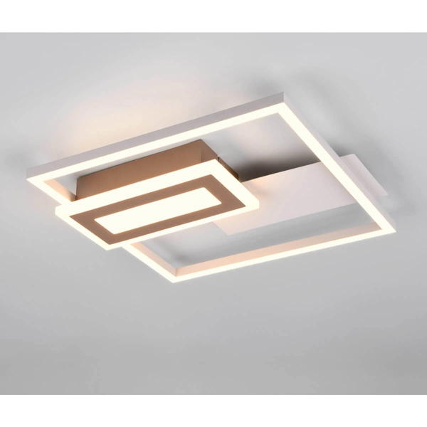 Metalowy plafon Spiro R67862176 RL Light LED 22W 3000K geometryczny szary