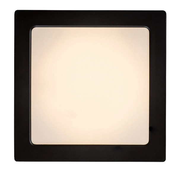 Kwadratowa lampa sufitowa SHAUN2 71214 LED 15W 3000K czarna