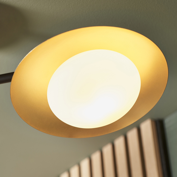 Sufitowa lampa kuchenna L&-192034 Light& szklane kule złota brązowa