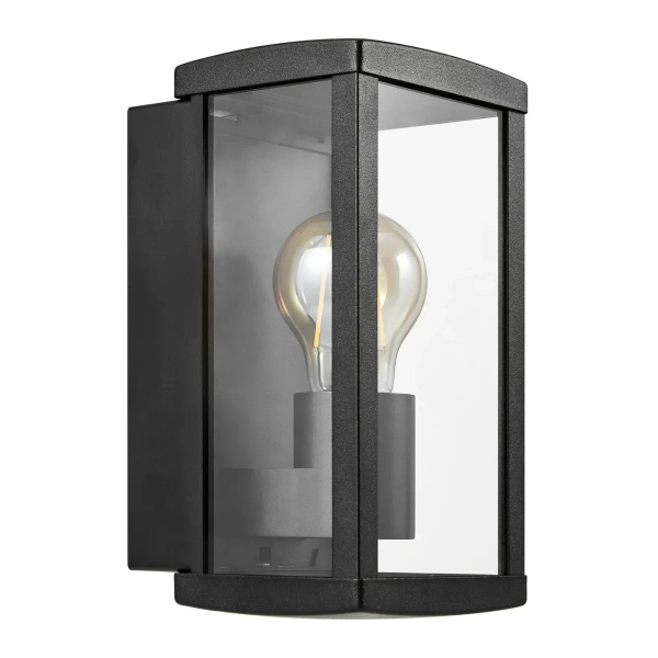 Ścienna lampa na elewację Luchy 2418231003 IP44 metalowa czarny