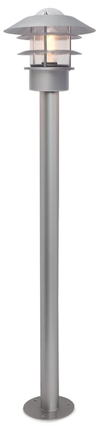 Słupek ogrodowy HELSINGOR-BOL-SL Elstead metalowy srebrny