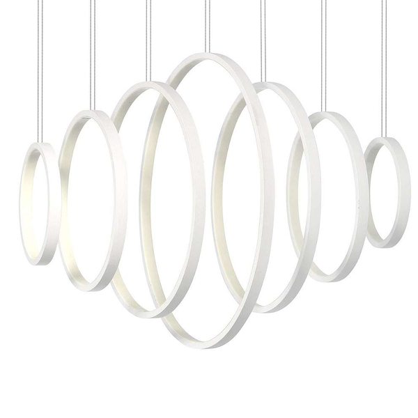 LAMPA wisząca VERTIGO ML335 Milagro dekoracyjna OPRAWA zwis LED 86W 4000K LISTWA sufitowa biała