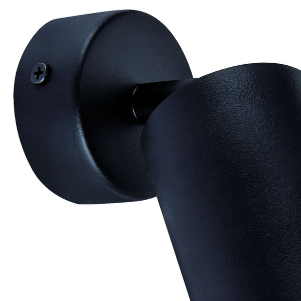Kinkiet regulowany ZULA 03996 Ideus lampa ścienna do sypialni czarna