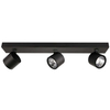 Plafon LAMPA sufitowa BONIVA SPL-2854-3B-BL Italux metalowa OPRAWA regulowane LED 15W 3000K reflektorki na listwie czarne
