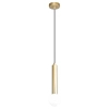 Wisząca lampa sopel Filano PND-33574-1-GD metalowa tuba złota