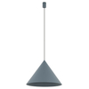Lampa zwieszana trójkątna ZENITH 11484 do salonu szary błękit