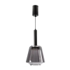 Wisząca lampa loftowa BUENO czarna 31-50441 1xGx53 szklana nad wyspę
