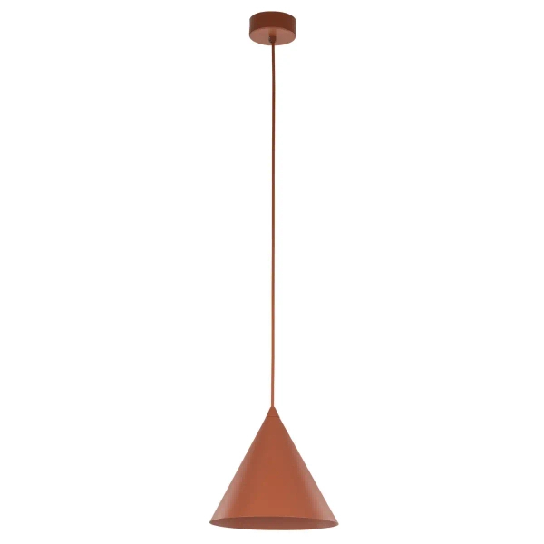 Wisząca lampa stożkowa CONO 10076 nad stół ceglany