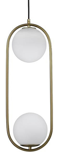 Kulista lampa wisząca Aurelia Twin MSE010100303 złota