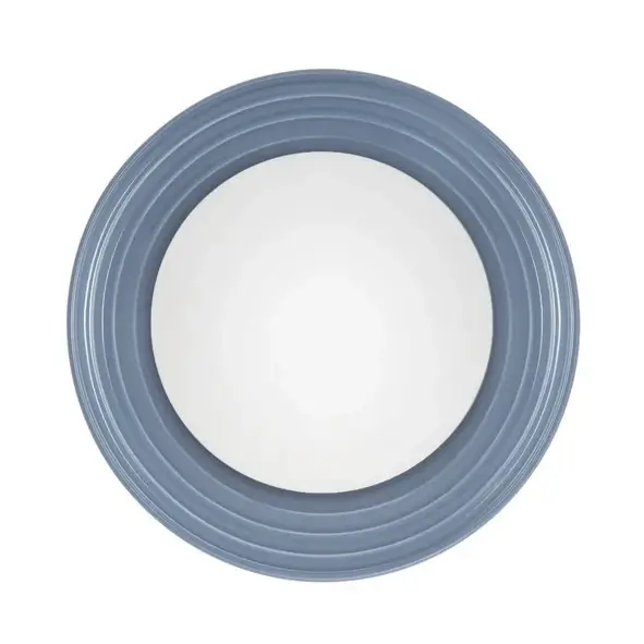 Porcelanowa lampa ścienna MALVANO LE45262 do salonu okrągła niebieska