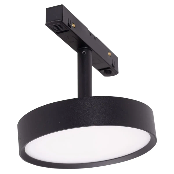 Ledowa magnetyczna lampa do szyn Dali M0014D LED 12W 3000K okrągły czarny