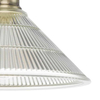 Lampa sufitowa Boyd BOY0175 Dar Lighting na korytarz szklana mosiądz
