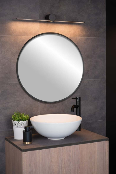 Łazienkowy kinkiet Mizar 12201/60/30 listwa LED 6W 2700K czarna