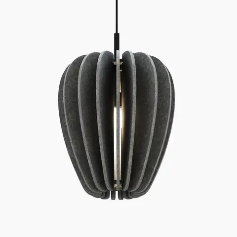 Jadalniana lampa wisząca Cambio MOD398PL-01GR nad wyspę czarna