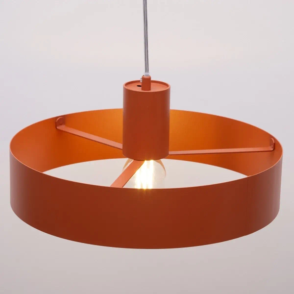 Zwisająca lampa Rif L 41435 do przedpokoju okrągła ceglany