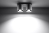 Downlight LAMPA sufitowa SL.0055 metalowa OPRAWA tuby szare