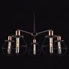 Zwis industrialny do kuchni Manufacture 9738 czarna lampa klatki