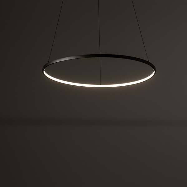 Lampa ring wisząca salonowa Circolo 10812 Nowodvorski LED 21W 3000K czarna