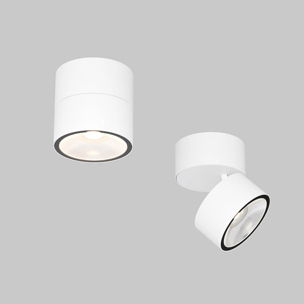 Lampa nasufitowa Spin O310CL-L5W3K LED 5W 3000K IP54 z regulacją biała