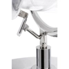 Obrotowy fotel stojący Bubble Stand JH-200-2.BLACKPUW do pokoju chrom czarny