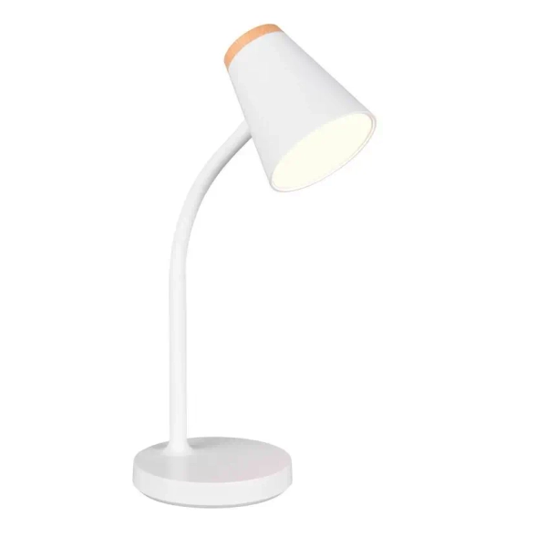 Regulowana lampka biurkowa PONGO R55831101 LED 4,5W 3000K biały