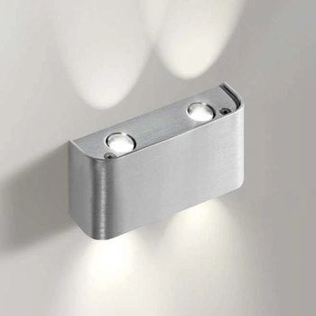 LAMPA ścienna GM1200 ALU metalowa OPRAWA kinkiet aluminium