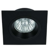 Wpuszczana lampa sufitowa Osta Nero Orlicki Design kwadratowa czarna