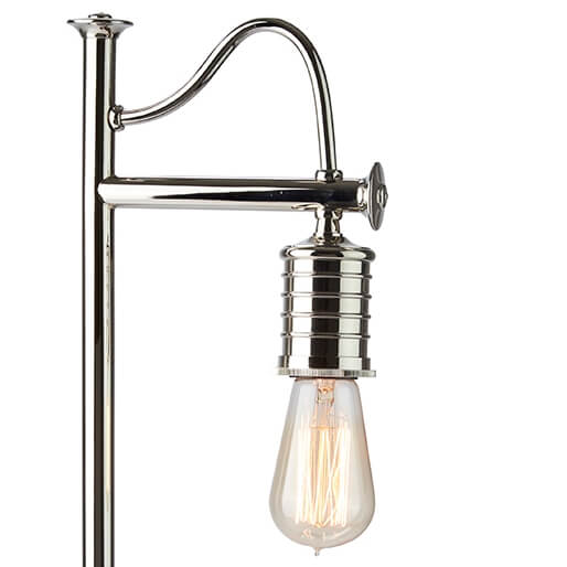 Sypialniana lampa nocna DOUILLE-TL-PN do czytania nikiel
