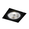 Spot LAMPA sufitowa KOMORO 3308 Shilo podtynkowa OPRAWA kwadratowa OCZKO regulowane WPUST do zabudowy czarny