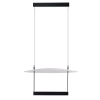 Wisząca lampa PORTOFINO czarna biała AZ6659 1xLED 23W 3000K ściemnialna