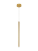 Wisząca lampa Torreon LE42845 Luces Exclusivas tuba LED 3W 3000K do salonu złota