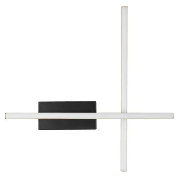 Ledowa ścienna lampa CATERVO LE45473 LED 14W 3200K czarna złota